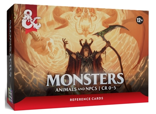DnD 5e - Trove 6 - Monsters: Animals and NPCs - Reference Cards Deck